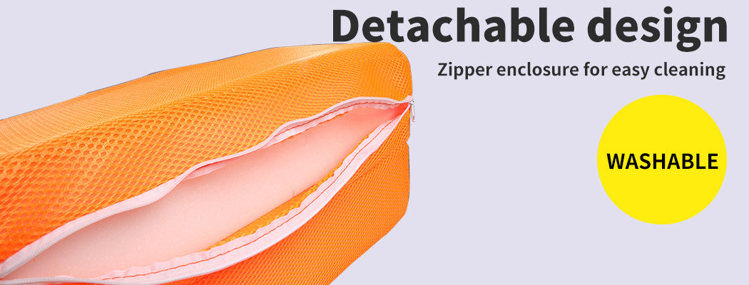 Portable Foldable Pet Stairs Orange