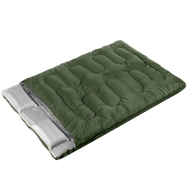  Sleeping Bag Double Bags Outdoor Army Green