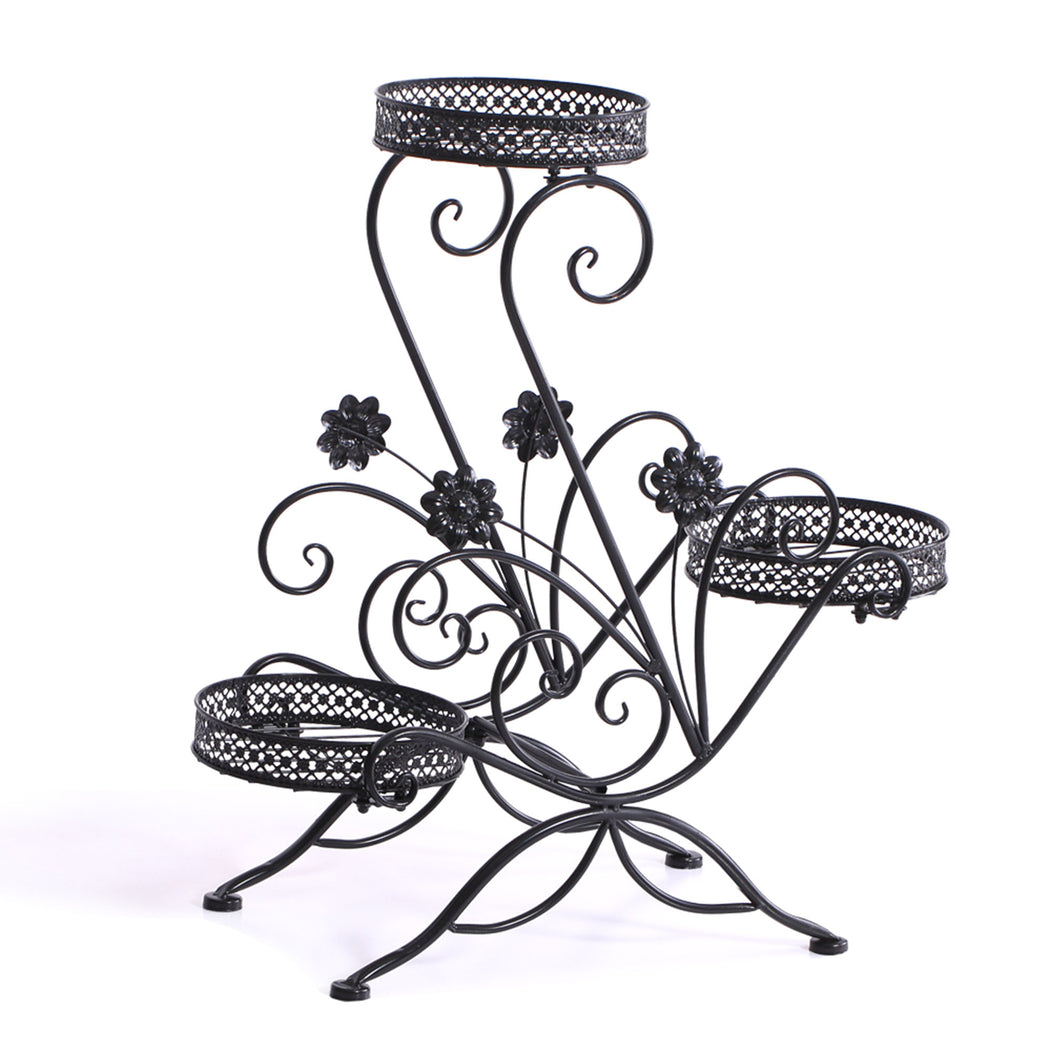 Stylish Black Metal Plant