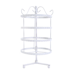 Earring Holder Stand Jewelry Display White