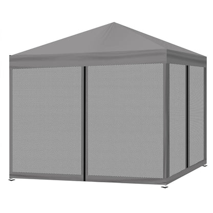 Grey Pop Up Gazebo 3x3m 3x3cm
