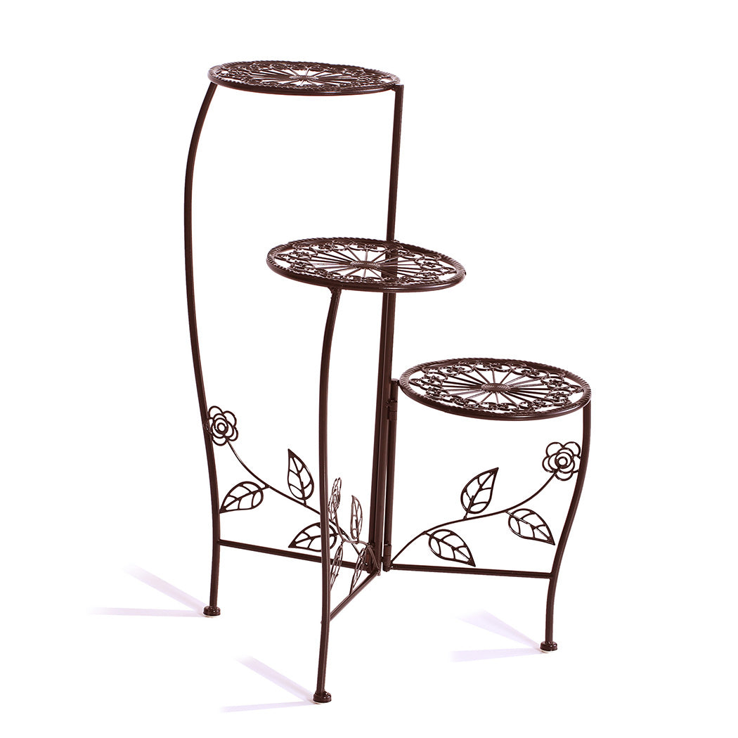 Plant Stand Outdoor Indoor Flower Pots Bronze