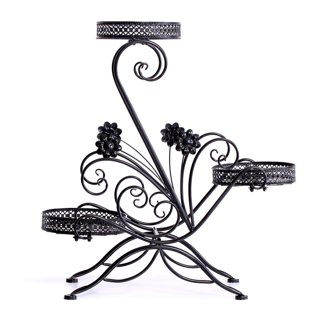 Stylish Black Metal Plant