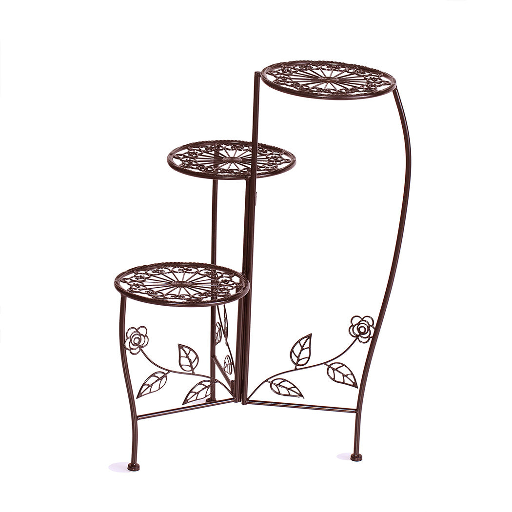 Plant Stand Outdoor Indoor Flower Pots Bronze