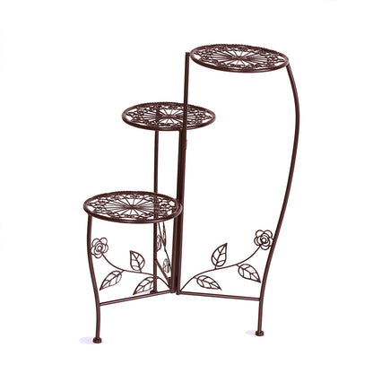 Plant Stand Outdoor Indoor Flower Pots Bronze
