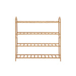 Bamboo Shoe Rack Storage Wooden-Elegant