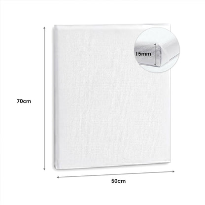 5x Artist Canvas Blank Stretched Canvases-Durable & Stylish
