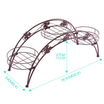Plant Stand Outdoor Indoor Metal Bronze