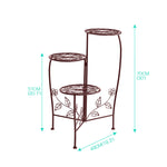 Plant Stand Outdoor Indoor Flower Pots Bronze