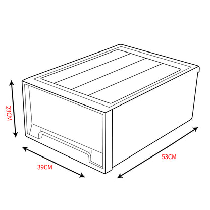 2x Storage Boxes Drawer Weighted Blanket-Stylish