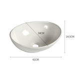 Stylish Ceramic Basin Bathroom Wash Counter