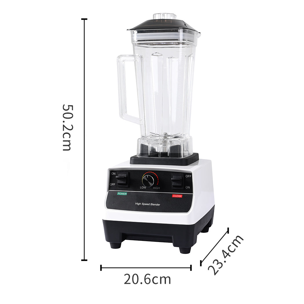 2L Commercial Blender Smoothie White