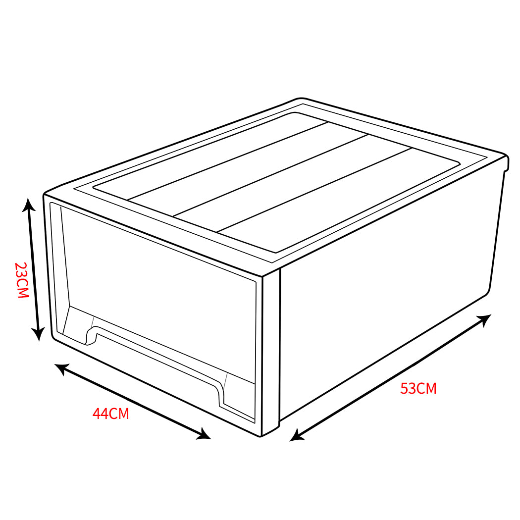 2x Storage Boxes Drawer Weighted Blanket
