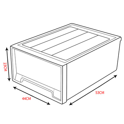 2x Storage Boxes Drawer Weighted Blanket