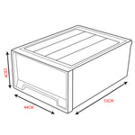 2x Storage Boxes Drawer Weighted Blanket