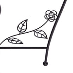 Plant Stand Outdoor Indoor Flower Pots Black