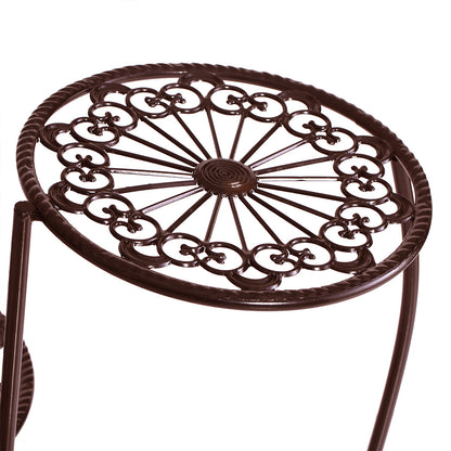 Plant Stand Outdoor Indoor Flower Pots Bronze