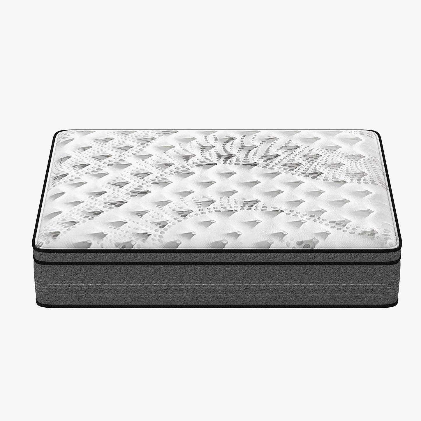 5 Zone Pocket Spring Mattress 32cm Euro Top Memory Foam Medium Firm Bed