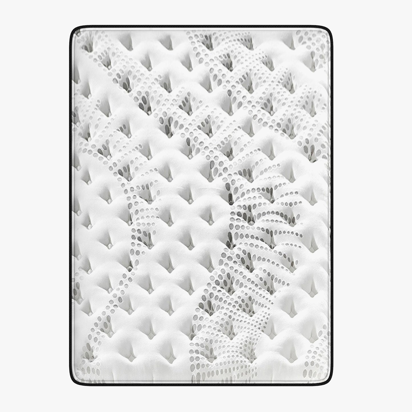 5 Zone Pocket Spring Mattress 32cm Euro Top Memory Foam Medium Firm Bed