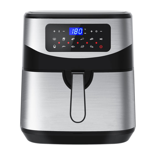  Kitchen Couture 12L Digital Air Fryer Oven Cooker Rotisserie Silver
