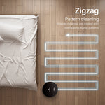 Genie Smart Robotic Vacuum Cleaner Auto Suction Mop App Control Black