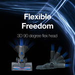 Genie X5 Cordless Stick Vacuum Cleaner Powerful Suction Handheld Blue