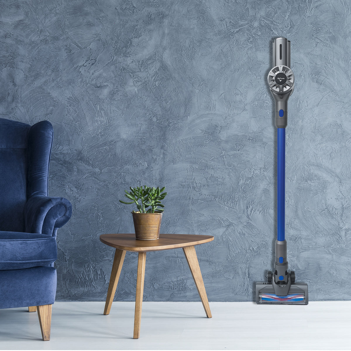Genie X5 Cordless Stick Vacuum Cleaner Powerful Suction Handheld Blue