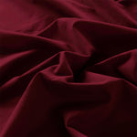 Comfort Vintage Washed 100% Cotton Quilt Cover Set Single Mulled Wine