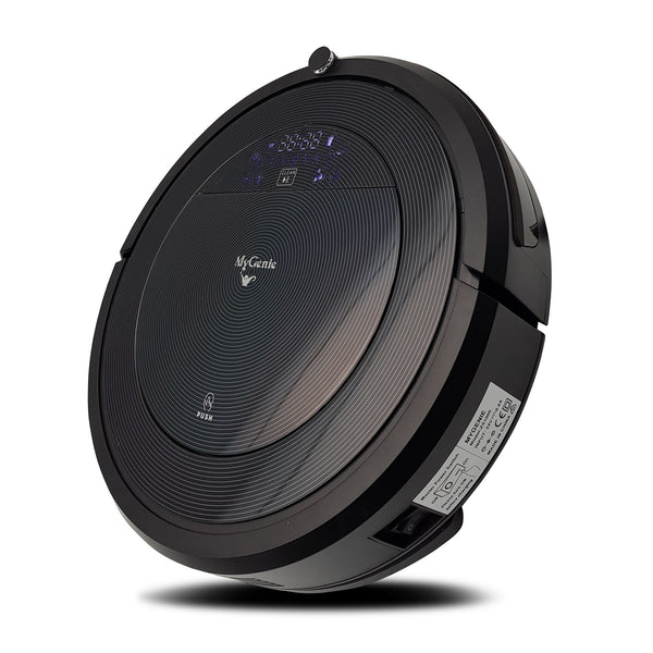  Genie Robotic Vacuum Cleaner Smart Auto Cleaning Robot Floor Mop Black