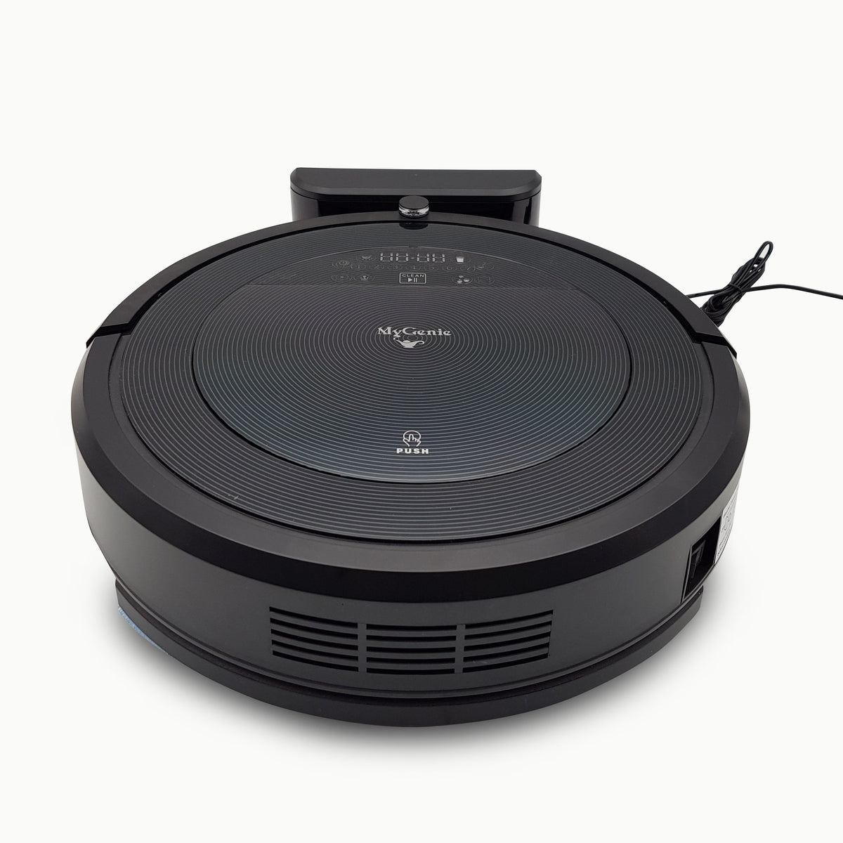 Genie Robotic Vacuum Cleaner Smart Auto Cleaning Robot Floor Mop Black