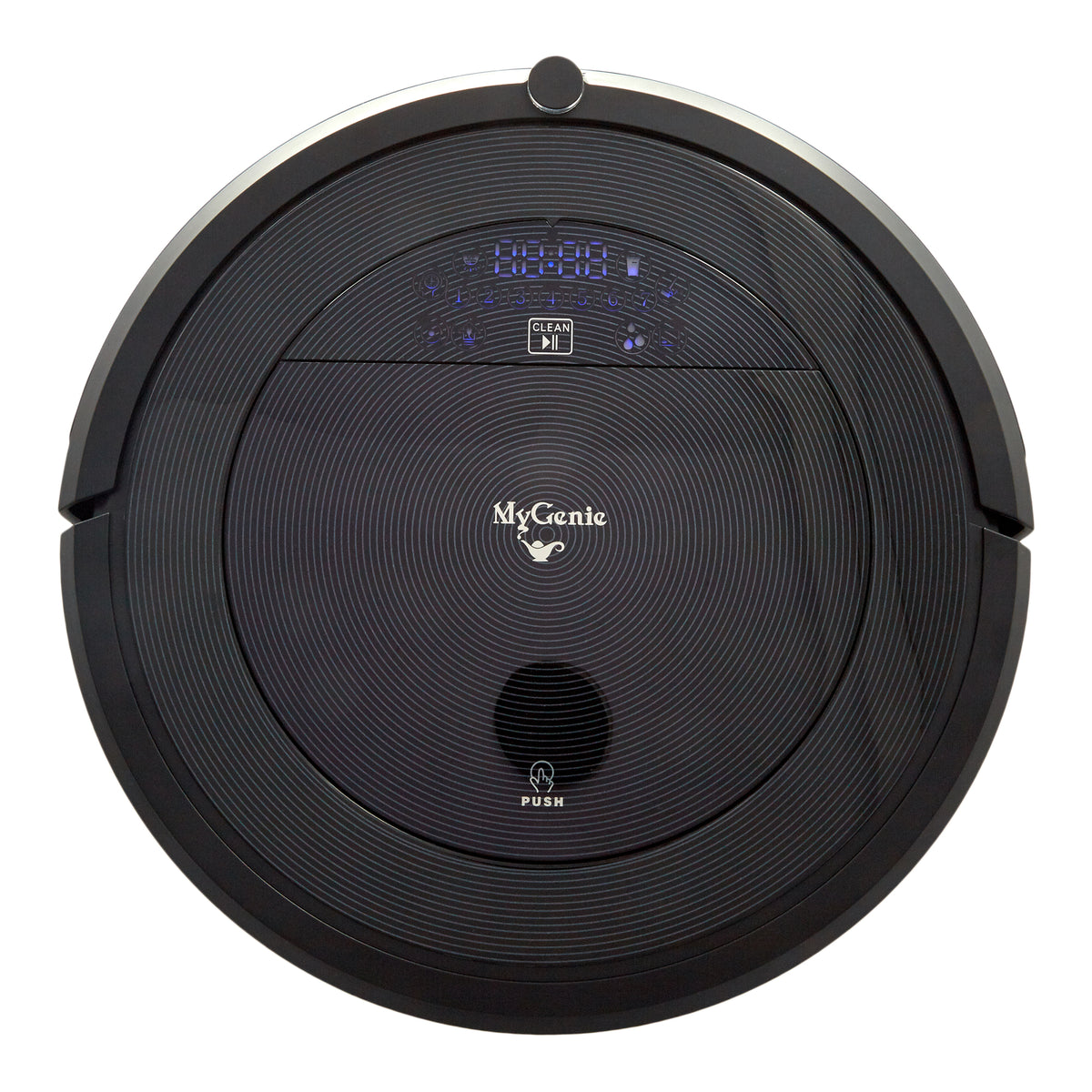 Genie Robotic Vacuum Cleaner Smart Auto Cleaning Robot Floor Mop Black
