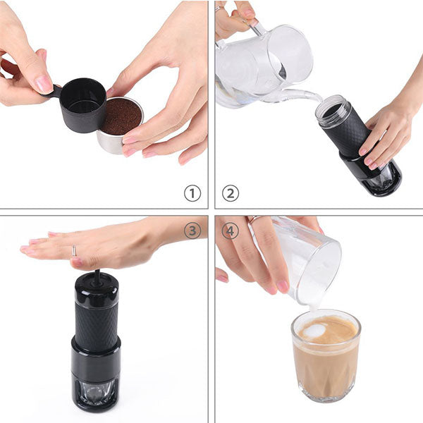 Coffee Maker Red Dot Award Winner Portable Cappuccino