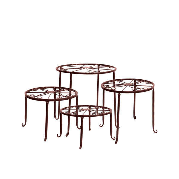  Elegant Bronze Metal Plant Stand for Indoor