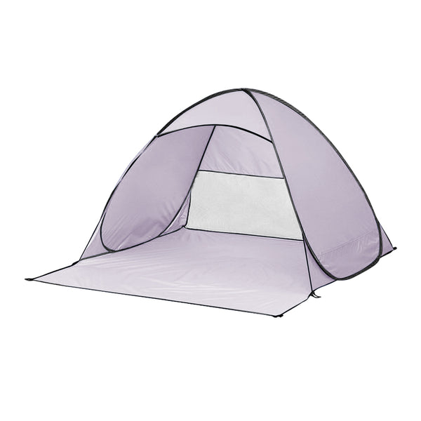  Pop Up Beach Tent Caming Portable Grey