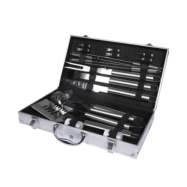  18Pcs BBQ Tool Set Stainless