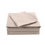 King Bamboo Sheet Set Warm Grey Soft Cooling Bed Linen