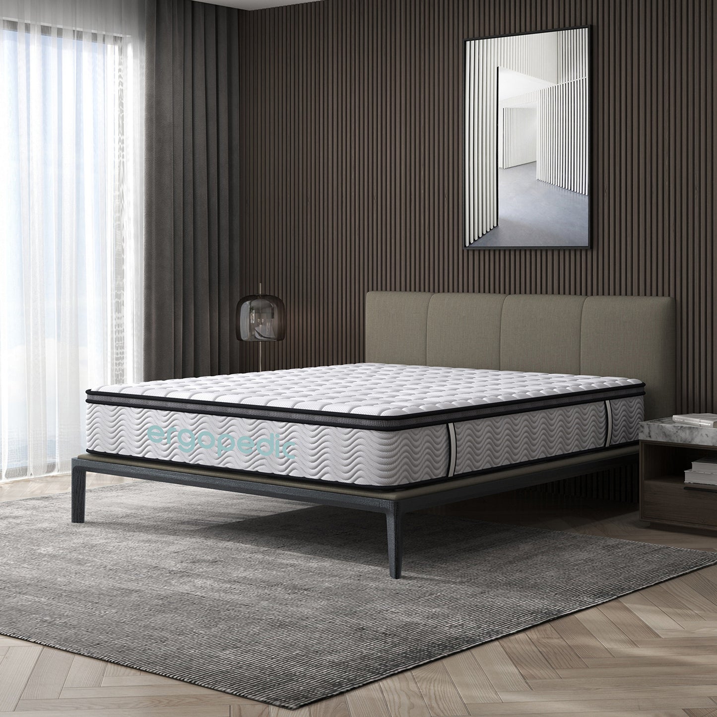 Comfort Plush Pocket Spring Mattress King Single Bed