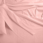 King Bamboo Blended Sheet Set Blush Soft Cooling Linen