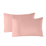 King Bamboo Blended Sheet Set Blush Soft Cooling Linen