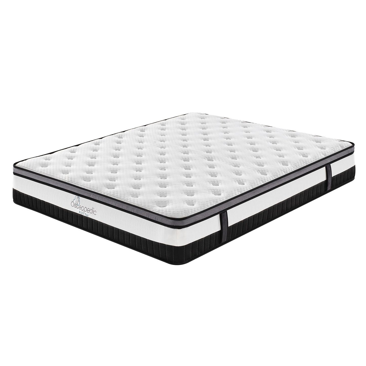 Euro Top Pocket Spring Mattress Double 5 Zone Memory Foam Medium Firm Bed