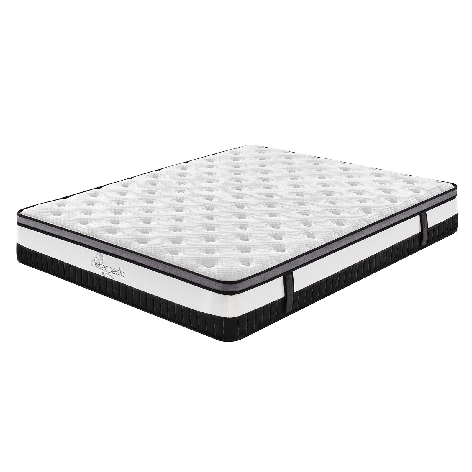 Euro Top Pocket Spring Mattress Double 5 Zone Memory Foam Medium Firm Bed