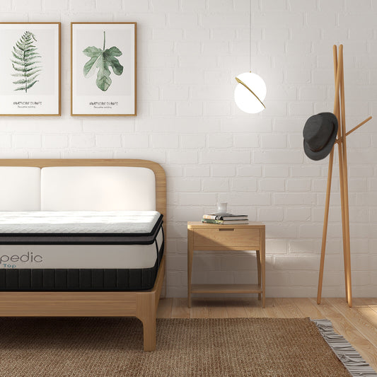 Orthopedic Euro Top Pocket Spring Mattress Queen Size Medium Firm Bed