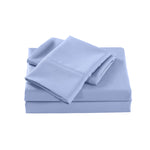 Comfort Bamboo Cooling 2000TC Sheet Set Ultra Soft Bedding - King Light Blue