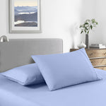 Comfort Bamboo Cooling 2000TC Sheet Set Single Light Blue
