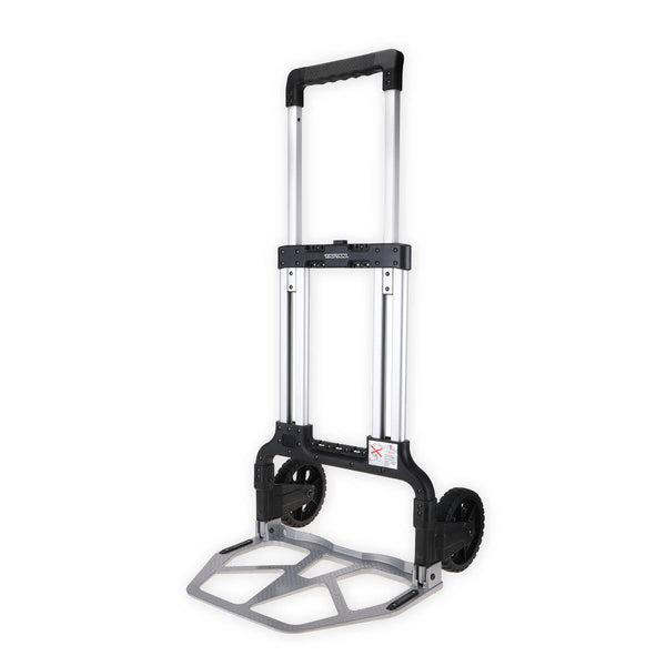  125KG Foldable Hand Trolley Aluminium Frame Height Adjustable Handle