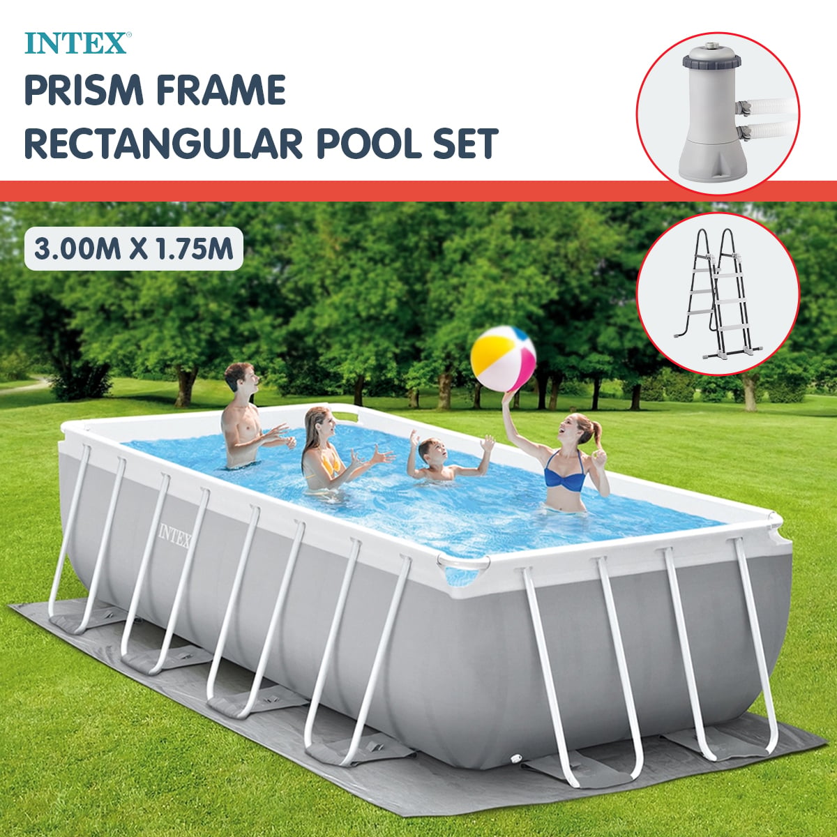 Rectangular Pool Large Size