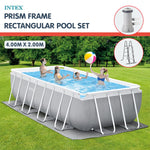Intex Rectangular Above Ground Swimming Pool 4x2m 26788AU with Pump