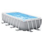 Above Ground Swimming Pool Rectangular 4.88m x 2.44m Family Outdoor XL
