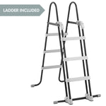 Above Ground Swimming Pool Rectangular 4.88m x 2.44m Family Outdoor XL