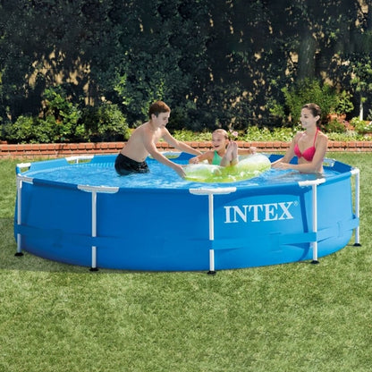 Framed Swimming Pool With Pump 305x76cm